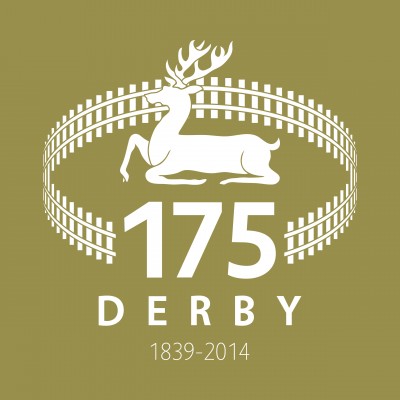GOLD Derby Railway 175 Logo