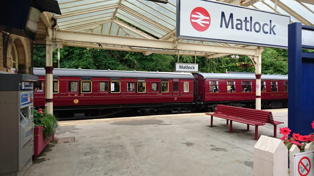 7828 departs Matlock Station